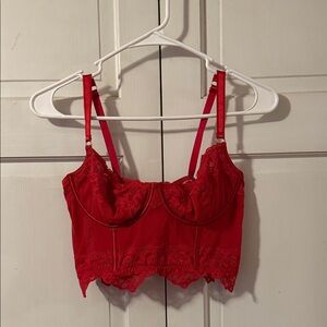 Sofia by Sofia Vergara Red Lace Bralette